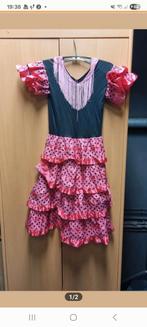 Leuke Spaanse jurk - maat 110/116, Ophalen of Verzenden, Gebruikt, 110 t/m 116, Meisje