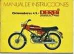 Derbi ciclomotores 4 V manual handleiding (5208z), Fietsen en Brommers, Handleidingen en Instructieboekjes, Gebruikt, Verzenden