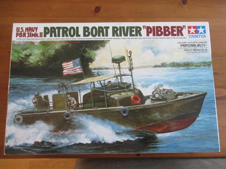 PBR 31 Mk.II Patrol Boat River "Pibber" (Tamiya 1/35), Hobby en Vrije tijd, Modelbouw | Boten en Schepen, Nieuw, 1:32 tot 1:50