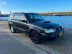 Subaru Forester 2.0 XT AUT 2003 Zwart (LPG), Auto's, Zwart, 4 cilinders, Zwart, Forester