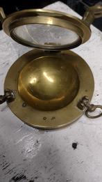 Vintage koperen Patrijs asbak, Ophalen, Gebruikt, Interieur en Kussens