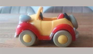 Plastic autootje van Dekkertoys uit 1992 beschikbaar voor biedingen