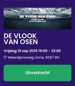2 tickets voorstelling “ de vlook van Osen, Tickets en Kaartjes, Twee personen, Toneel