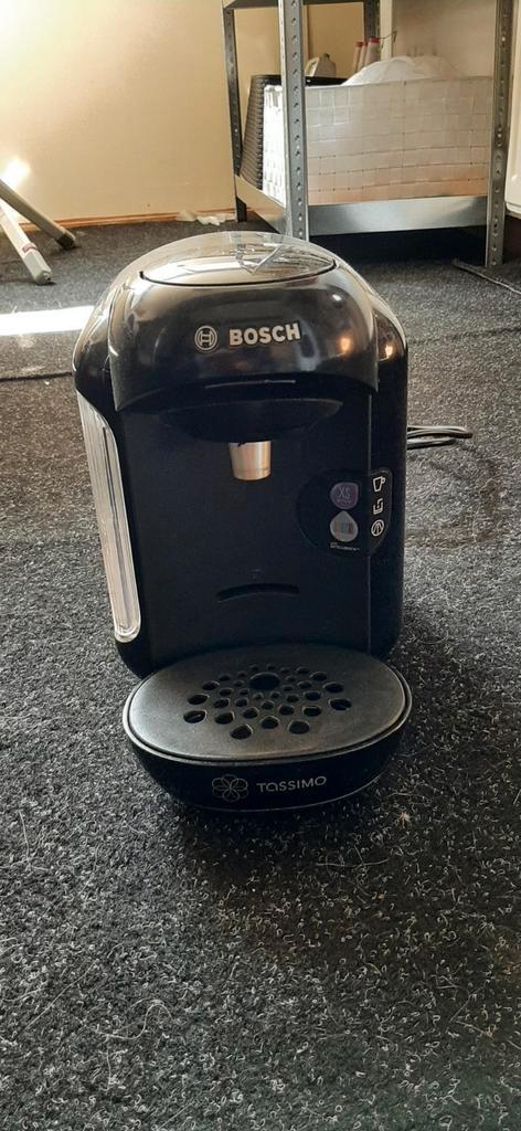 Bosch Tassimo Vivy TAS1251, Witgoed en Apparatuur, Koffiezetapparaten, Gebruikt, Koffiepads en cups, Combi, 2 tot 4 kopjes, Afneembaar waterreservoir