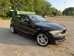 BMW 1-Serie 1.6 116I 2007 - Airco - Zwart - 5-Deurs, Auto's, Zwart, 4 cilinders, 635 kg, 116 pk