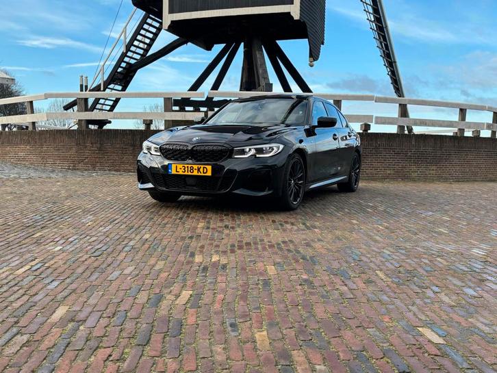 BMW 3-Serie M340i 389pk Xdrive Aut 2019 Zwart, Auto's, BMW, Bedrijf, 3-Serie, Benzine, Sedan, Automaat, Geïmporteerd, Zwart, Vierwielaandrijving