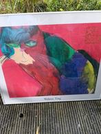 Walasse Ting Kat Print Ingelijst, Antiek en Kunst, Kunst | Litho's en Zeefdrukken, Ophalen