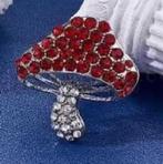 Nwe. Broche met originele Zirkonia diamanten, Ophalen, Overige materialen, Nieuw, Met edelsteen