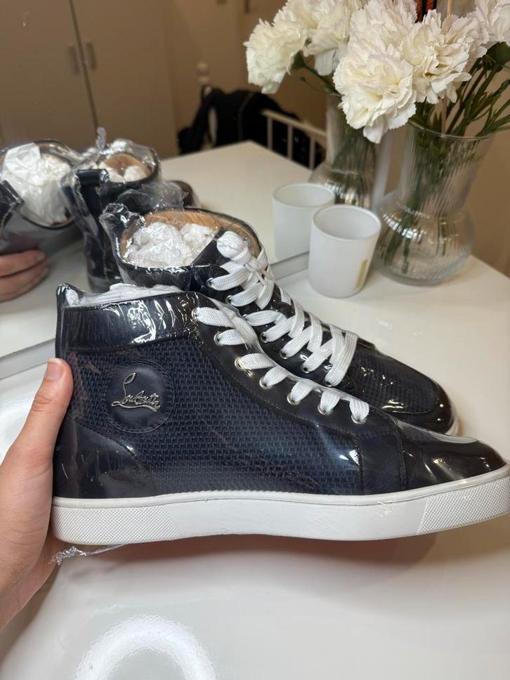 Christian Louboutin Orlato Flat - Zo goed als nieuw!, Kleding | Heren, Schoenen, Zo goed als nieuw, Overige typen, Blauw, Ophalen of Verzenden