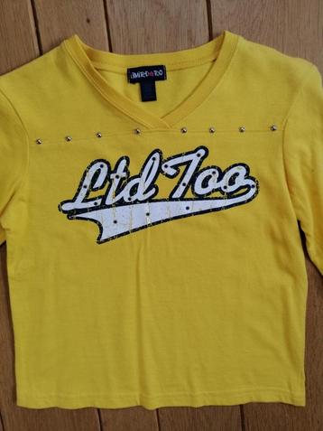 Limited Too t- shirt longsleeve geel maat 140 - nieuw - beschikbaar voor biedingen