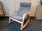IKEA poang schommelstoel, Huis en Inrichting, Fauteuils, Ophalen, Hout, 75 tot 100 cm, Zo goed als nieuw
