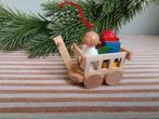 Vintage! Ertsgebergte miniatuur bolderwagen Wendt Kuhn, Diversen, Kerst, Ophalen of Verzenden, Zo goed als nieuw
