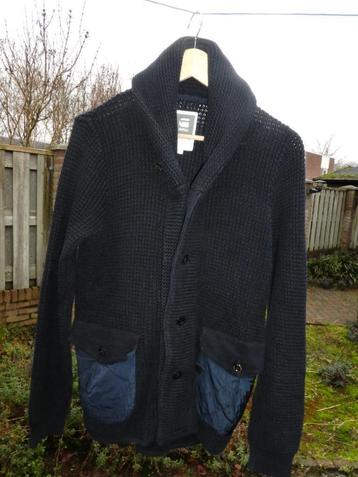 G-star vest heren maat L donkerblauw Gralvent Cardigan Knit beschikbaar voor biedingen