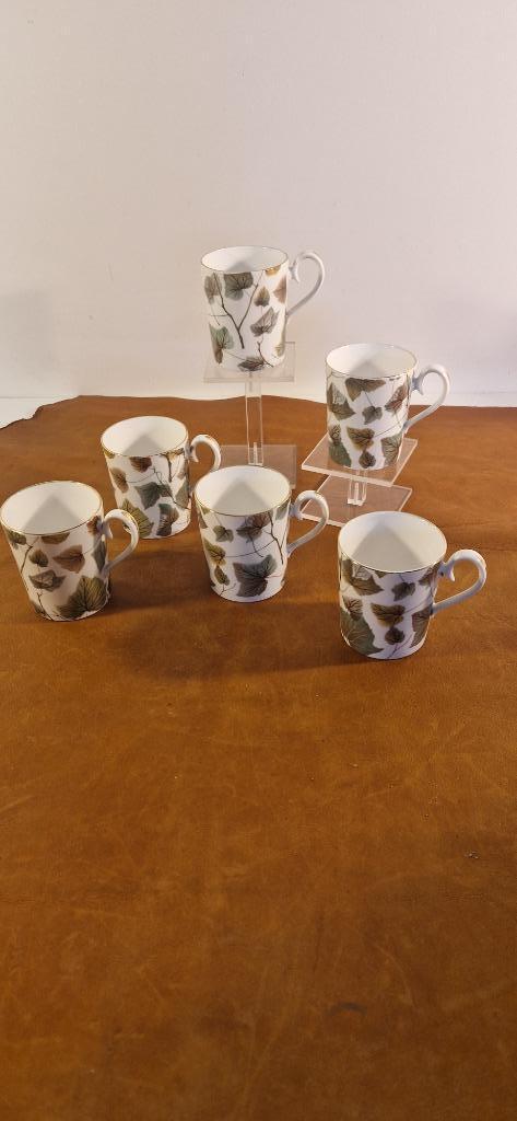 koffiekopjes van Royal Albert, Springwood, Verzamelen, Porselein, Kristal en Bestek, Zo goed als nieuw, Kop en/of schotel, Porselein