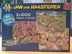 Jan van Haasteren - 3x 1000. Het park - Biljarten - Casino, Hobby en Vrije tijd, Denksport en Puzzels, 500 t/m 1500 stukjes, Legpuzzel
