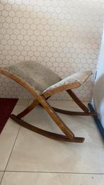 Vintage voetenbankje, Ophalen of Verzenden, Gebruikt, Rechthoekig, Minder dan 50 cm