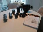 Pentax K-x met 4 lenzen en tas, Ophalen, Gebruikt, Spiegelreflex, Pentax