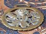 Antiek Engels kleppermannetje met Schotse roos en distel., Ophalen of Verzenden, Koper