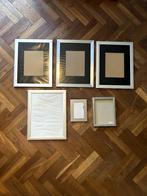 6 fotolijsten, Ophalen, Minder dan 50 cm, Gebruikt, Foto of Poster