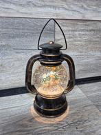 Kerst items verlicht dwarelende glitter kersthuisjes, Ophalen of Verzenden, Zo goed als nieuw