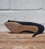 March23 - Suedeleren pumps maat 38 - Als nieuw - March 23, Pumps, Zwart, Nieuw, Ophalen of Verzenden