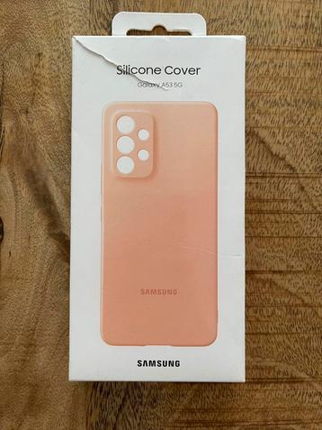 Samsung Galaxy A53 5G Silicone Case Oranje beschikbaar voor biedingen