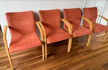 Leolux Camarilla stoelen - Hugo de Ruiter - Set van 4 beschikbaar voor biedingen