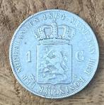 1 gulden 1864 Willem III, Ophalen, 1 gulden, Koning Willem III, Zilver