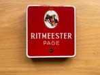 Ritmeester Page sigarenblik, Ophalen of Verzenden, Zo goed als nieuw, Tabaksdoos of Verpakking
