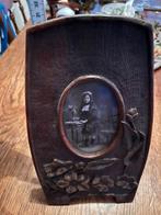 Antieke grote art nouveau houten fotolijst lijst, Antiek en Kunst, Ophalen of Verzenden