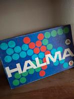 Vintage Halma spel met plastic pionnen, Een of twee spelers, Ophalen of Verzenden, Gebruikt