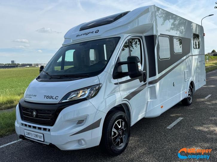 Sunlight Adventure Edition T 69LC Queensbed / Face to face, Caravans en Kamperen, Campers, Bedrijf, tot en met 5, Half-integraal