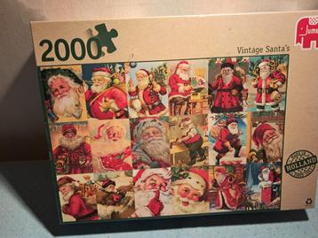 Jumbo Vintage Santa's Puzzel 2000 Stukjes Nieuw beschikbaar voor biedingen