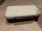 Emaille brooddoos (2x: wit & rood), retro en in goede staat, Huis en Inrichting, Ophalen, Gebruikt