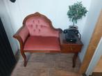 Antiek Telefoonbankje Brocant Stijl, Antiek en Kunst, Antiek | Meubels | Stoelen en Banken, Ophalen