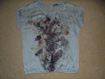 Grijs shirt met print GEISHA beschikbaar voor biedingen