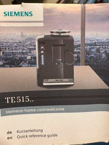 Siemens TE515209RW volautomatische koffie-espresso machine beschikbaar voor biedingen