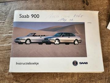 Saab 900 ng origineel instructie boekje 1995 + map beschikbaar voor biedingen
