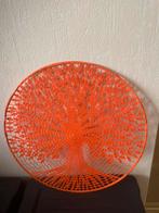 Oranje levensboom van dun garen gehaakt, Hobby en Vrije tijd, Breien en Haken, Ophalen of Verzenden, Nieuw, Haken, Wol of Garen