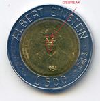 San Marino 500 Lire Einstein met Stempelbreuk FDC-, Verzenden, Overige landen