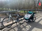 Thule fietskar en wandelkar Chariot Lite 2, Ophalen, Opvouwbaar, Zo goed als nieuw, Thule Chariot