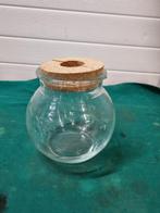 pot met kurk deksel rond glas, Ophalen of Verzenden, 'T Olde Gre-j, Info@toldegrej.nl, Endepoelstraat 20f Didam
