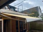 Electrisch zonnescherm 5m breed, Tuin en Terras, Overkappingen, Ophalen, Gebruikt