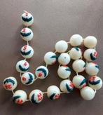 VINTAGE ADVENT SLINGER KAARS-ADVENT KETTING, Overige materialen, Verzenden, Wit, Zo goed als nieuw