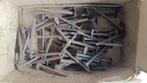 Hand gesmede spijkers 60stuks 7cm, Ophalen of Verzenden, Zo goed als nieuw, 50 tot 100 mm, Spijkers