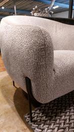 Prachtige fauteuil Bullie He Design Keymer stof nu €1069,-, Ophalen, Nieuw, Stof, 75 tot 100 cm
