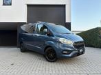 Ford Transit Custom 280 2.0 TDCI L1H1 Limited DC - Bomvol, Voorwielaandrijving, Blauw, 2500 kg, Leder