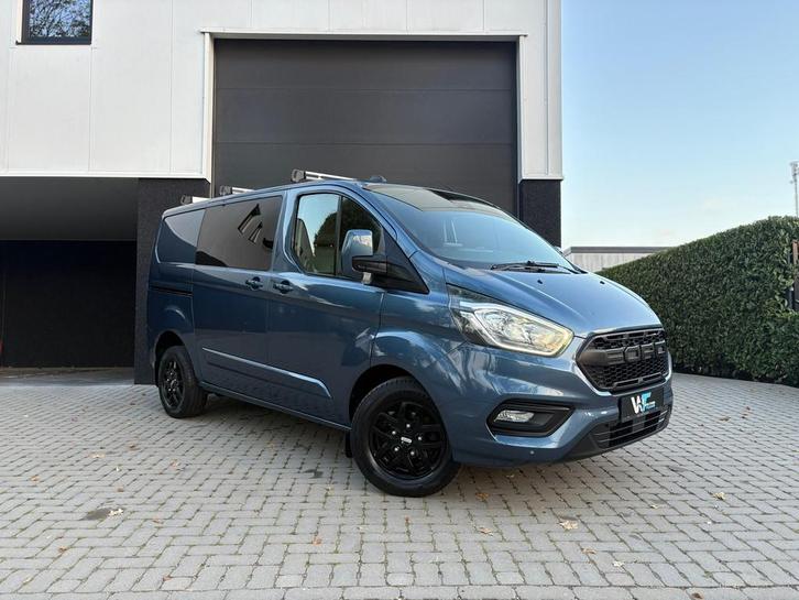 Ford Transit Custom 280 2.0 TDCI L1H1 Limited DC - Bomvol, Auto's, Bestelauto's, Bedrijf, Te koop, ABS, Achteruitrijcamera, Adaptive Cruise Control