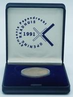 Papendrecht penning 1991 Opening Raadhuis in doosje, Postzegels en Munten, Penningen en Medailles, Ophalen of Verzenden, Overige materialen