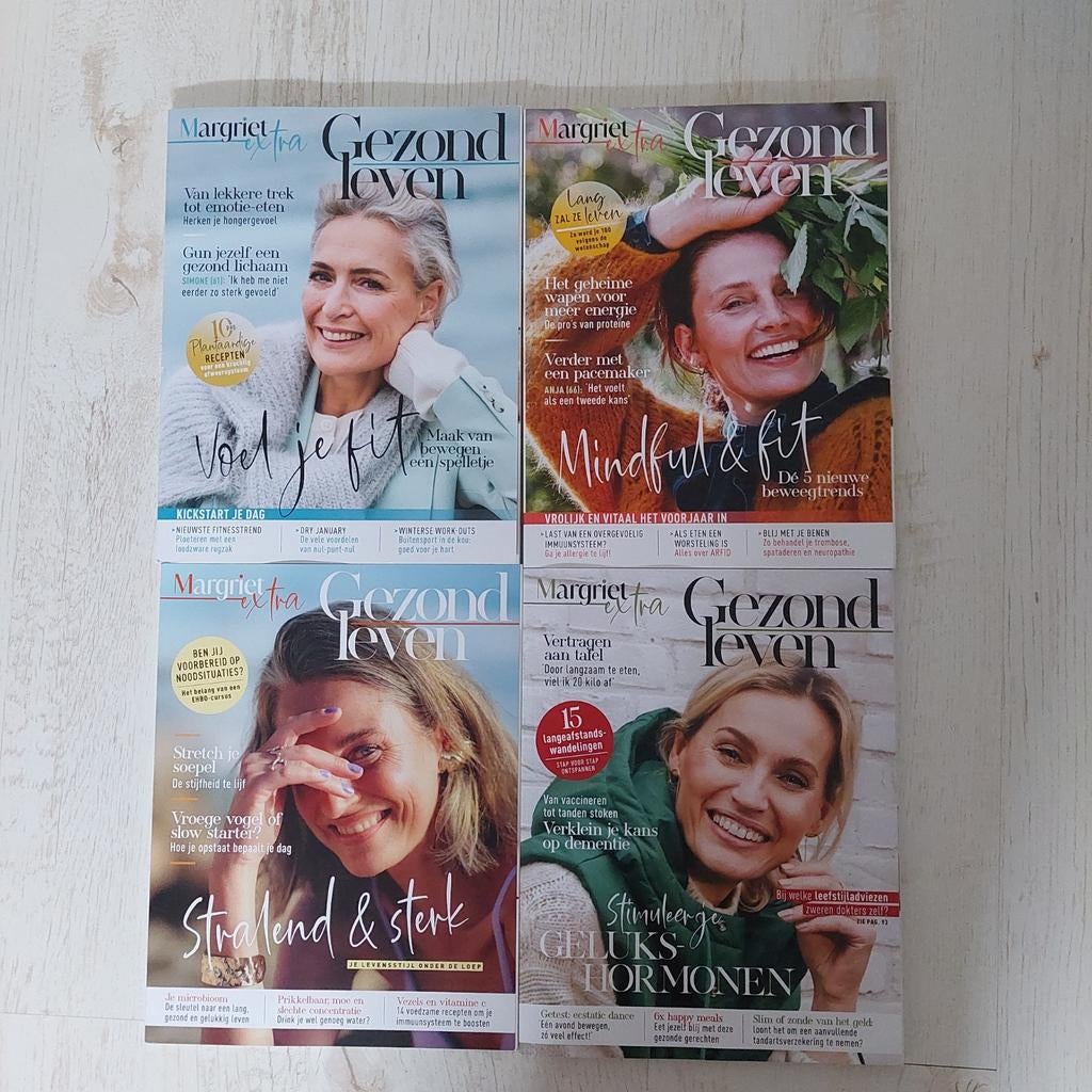 4 x Tijdschrift Margriet extra Gezond Leven 2025, Boeken, Tijdschriften en Kranten, Ophalen of Verzenden, Zo goed als nieuw, Damesbladen